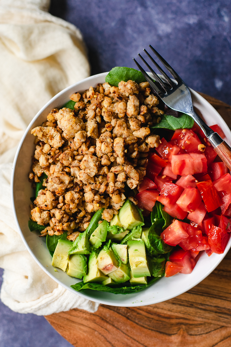 Sesame Tempeh Crumbles Ellie Likes Cooking