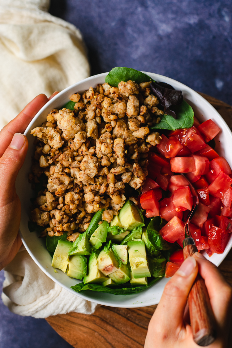 Sesame Tempeh Crumbles Ellie Likes Cooking