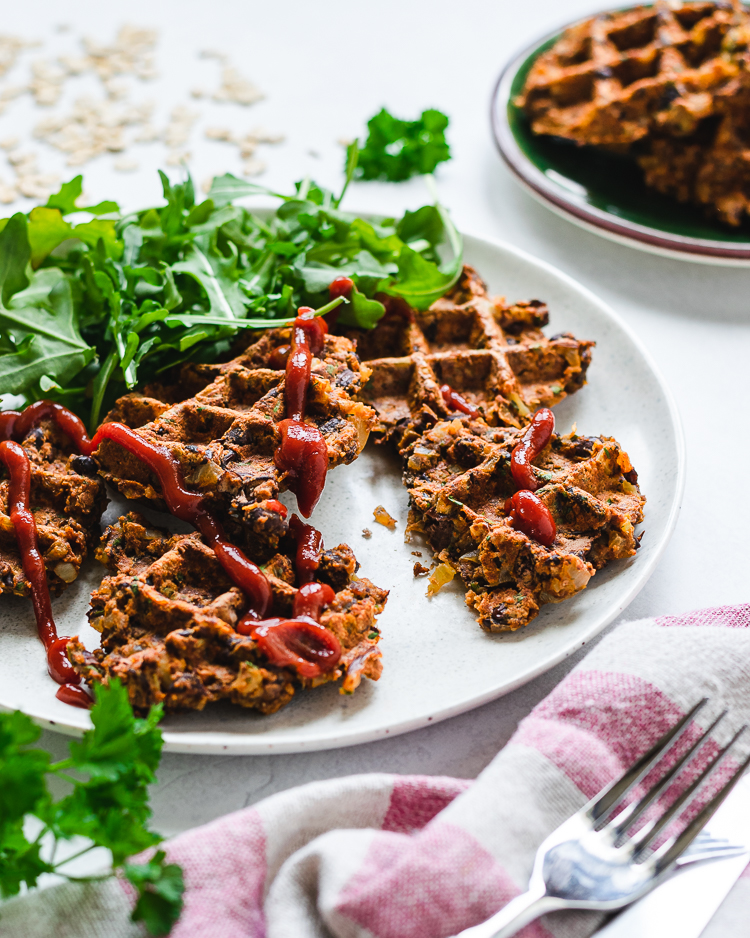 Black Bean Waffles (Vegan, GF) Ellie Likes Cooking