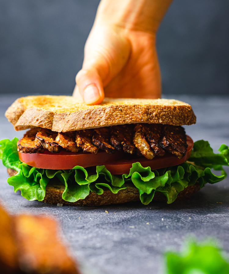 Smoky Tempeh Sandwich Ellie Likes Cooking