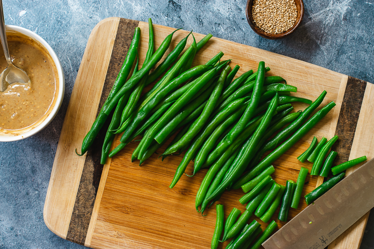 Green Bean Gomaae インゲン豆の胡麻和え Ellie Likes Cooking
