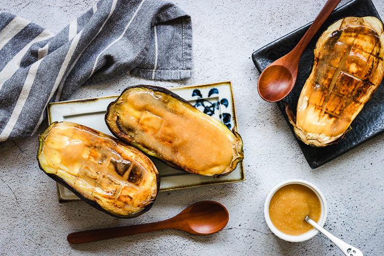Miso Glazed Eggplant