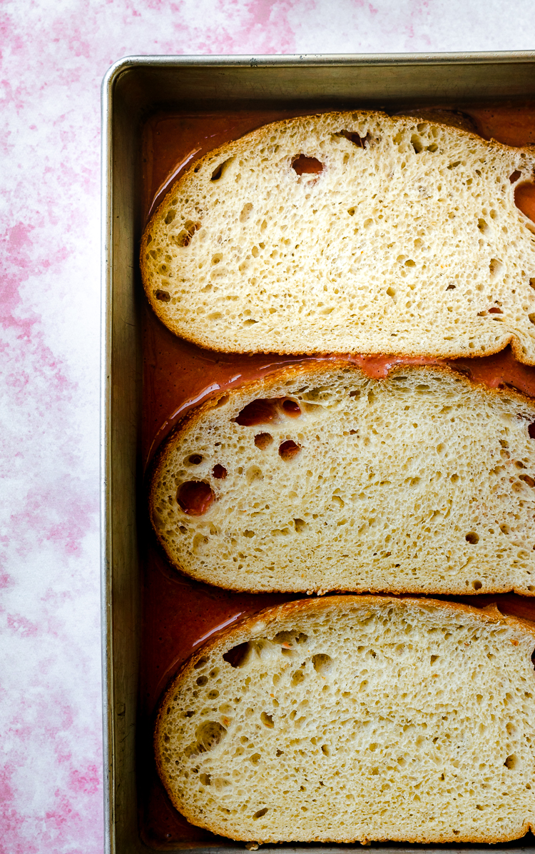 Vegan Tomato French Toast Ellie Likes Cooking