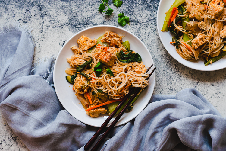 Peanut Noodle Stir Fry