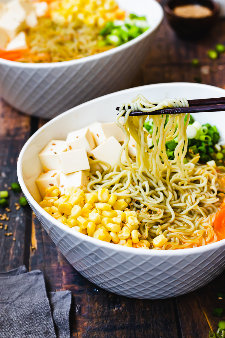 Spicy Miso Ramen - Six Hungry Feet - Asian-inspired