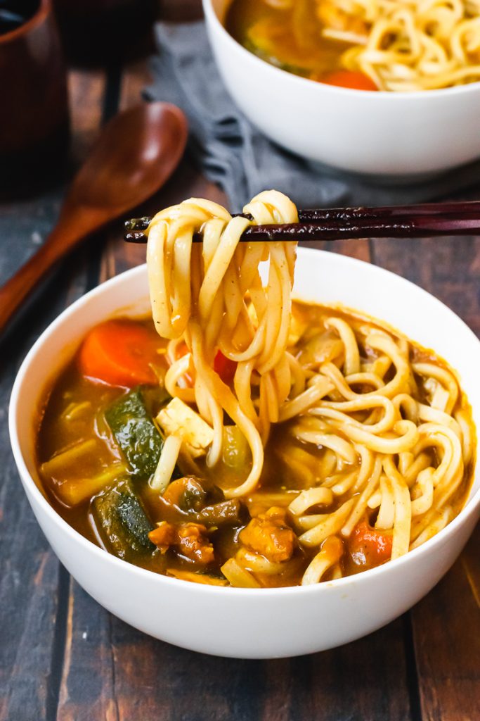 Vegan Curry Udon ビーガンカレーうどん Ellie Likes Cooking