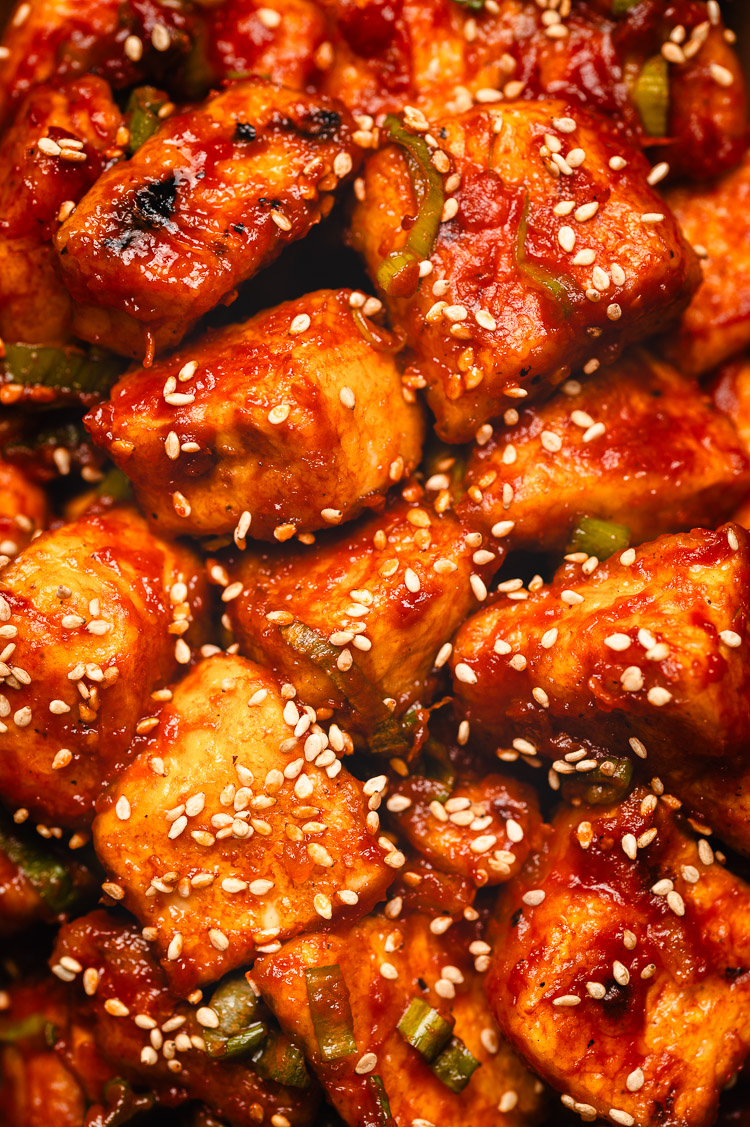 Sweet and Sour Tofu (Vegan, Gluten-Free) - Ellie Likes Cooking