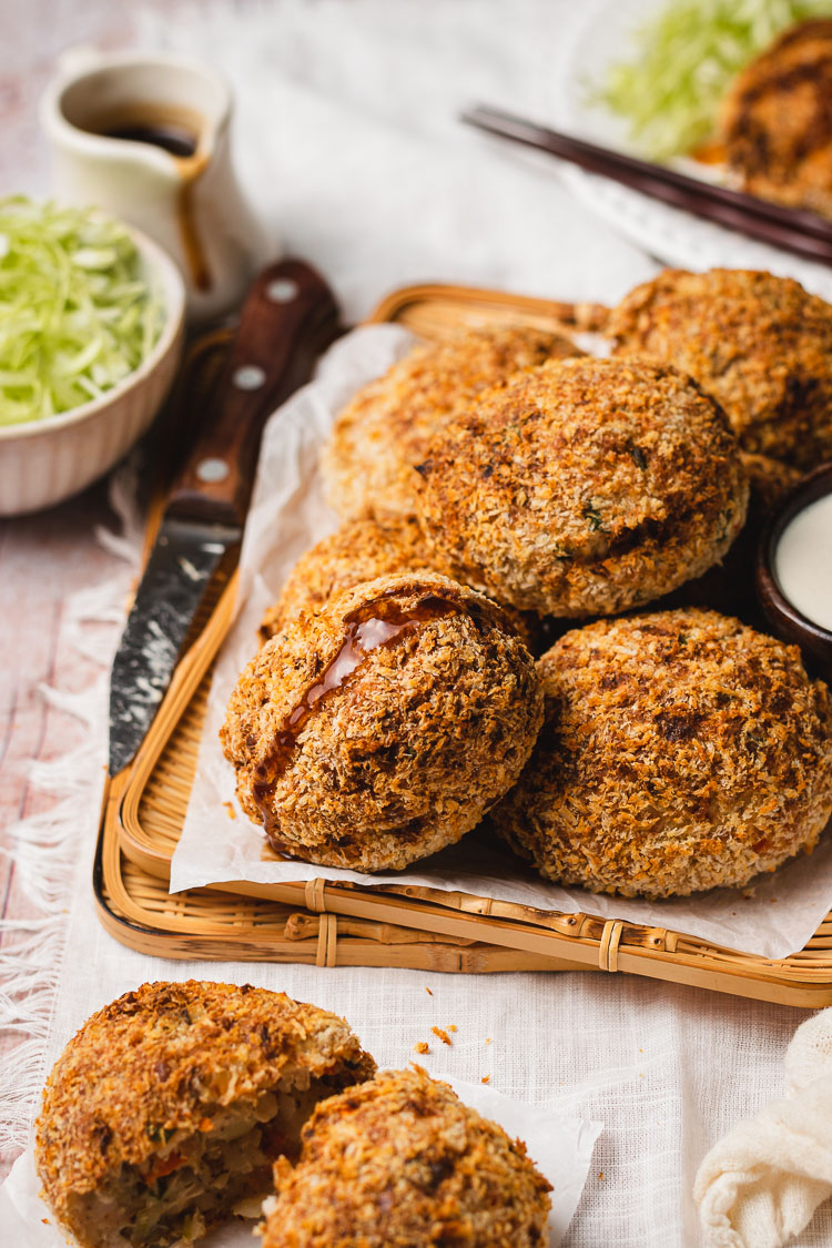 korokke on a plate ready to serve