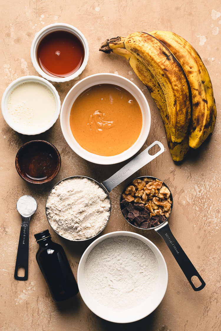 gluten-free banana bread ingredients