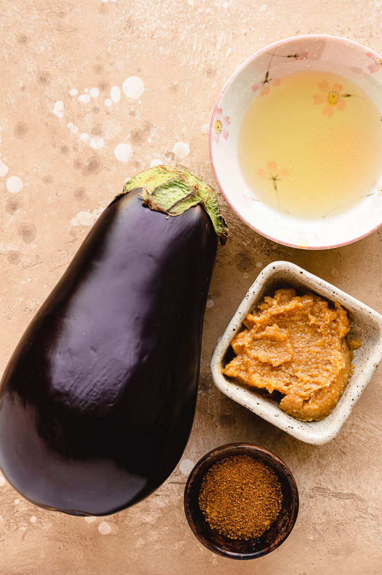 Nasu Dengaku (Japanese Miso Eggplant) なすの田楽 Ellie Likes Cooking