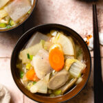 kenchinjiru in a soup bowl