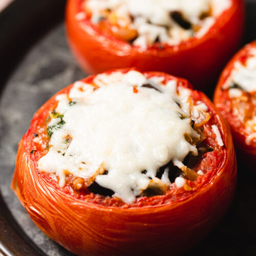 stuffed tomato close up