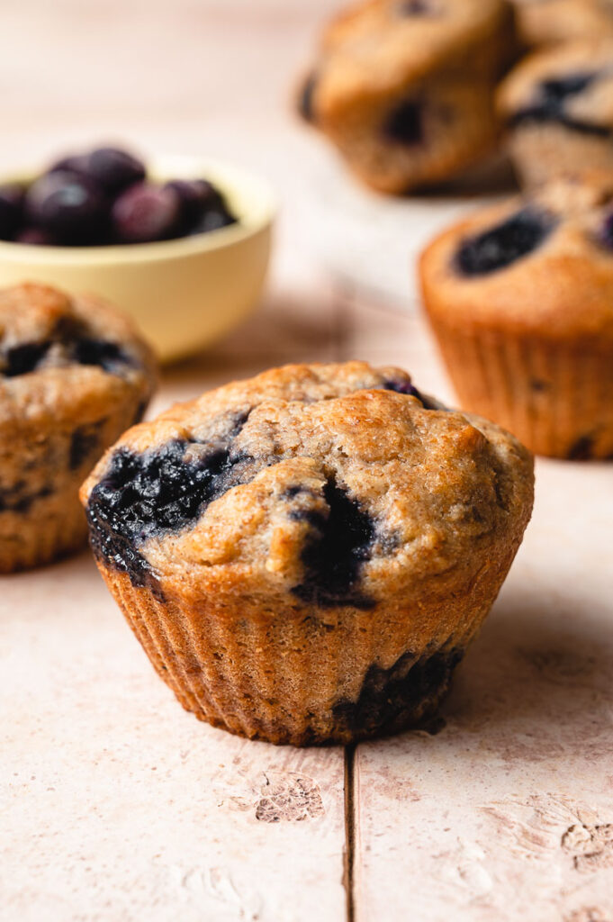 vegan blueberry muffin