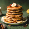 stack of banana pancakes