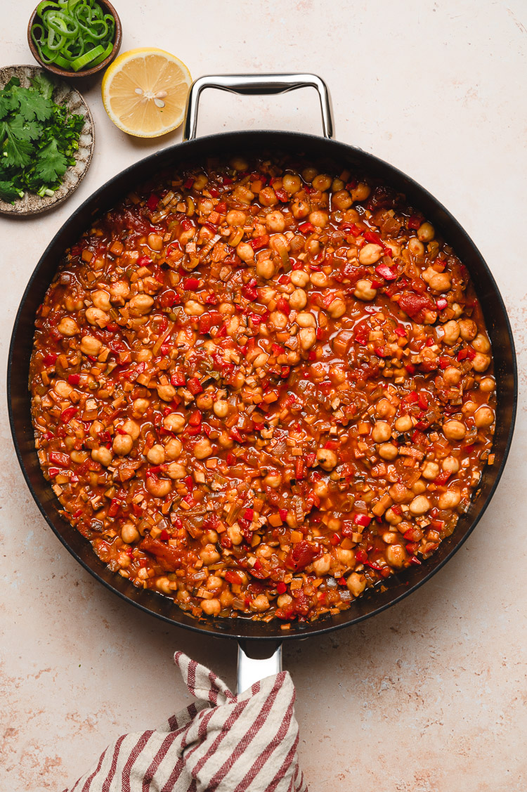 Gochujang Chickpea Soup - Plant Based RD