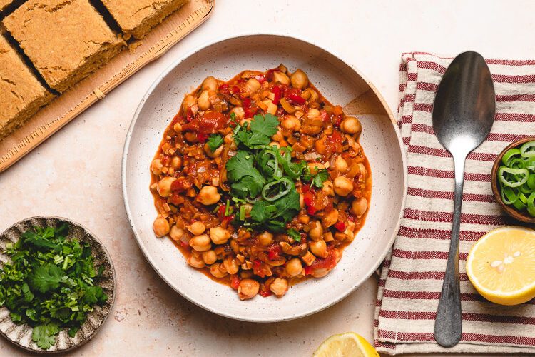 Gochujang Chickpea Soup - Plant Based RD