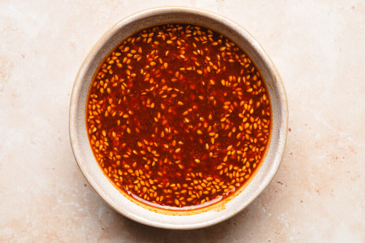 gochujang miso sauce in a bowl