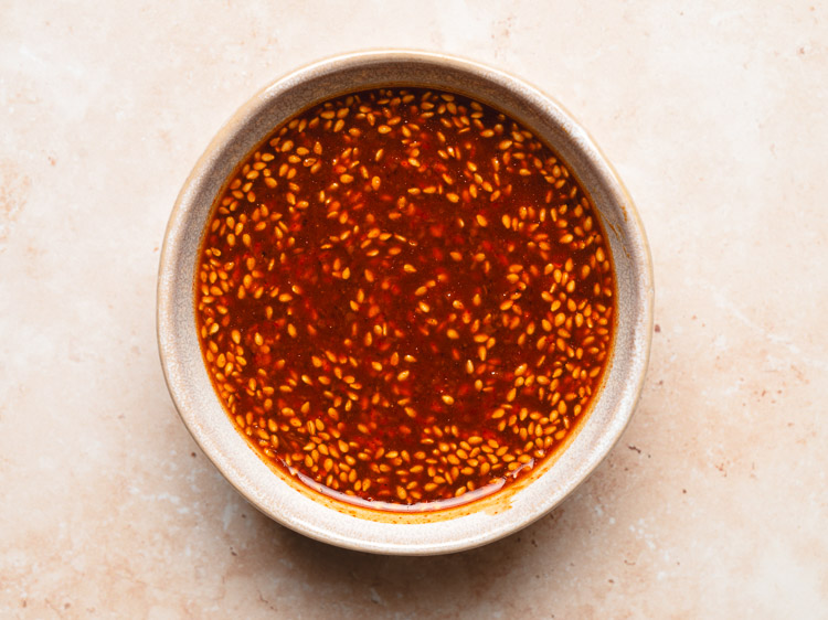 gochujang miso sauce in a bowl