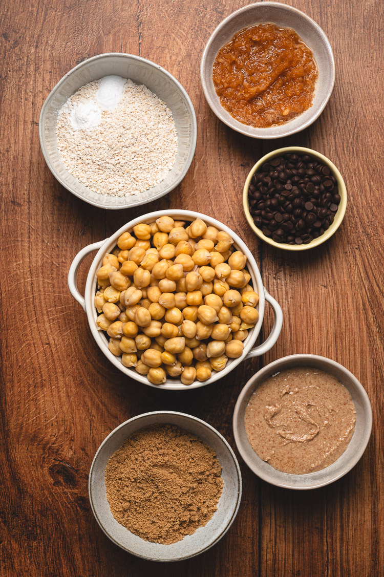 chickpea blondie ingredients