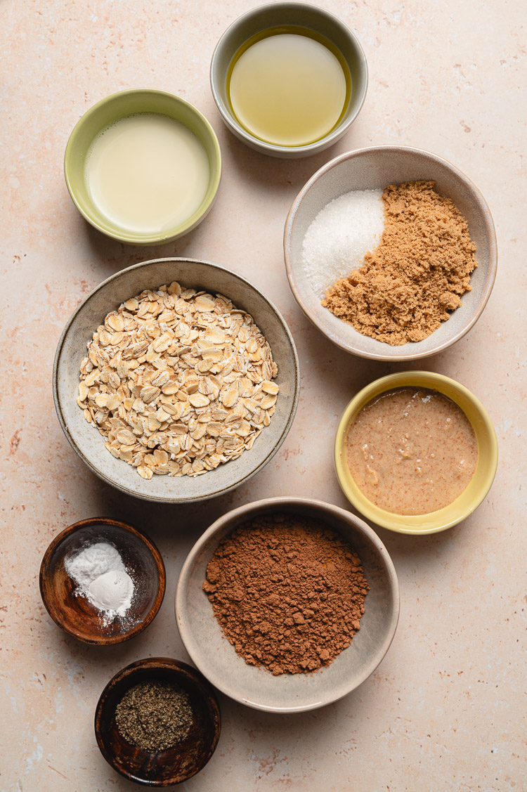 chocolate oatmeal cookie ingredients