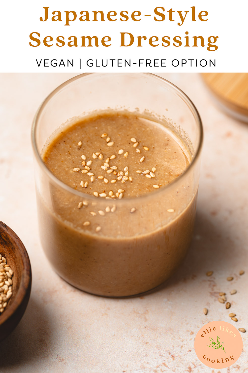 Japanese Sesame Dressing ごまドレッシング Ellie Likes Cooking