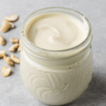 jar of homemade vegan kewpie mayo