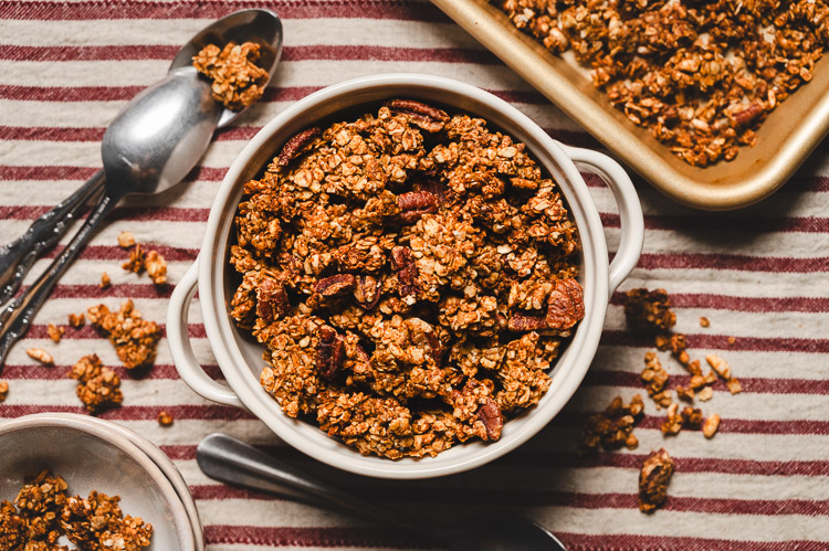 Pumpkin Granola (Vegan, Gluten-Free, Oil-Free)