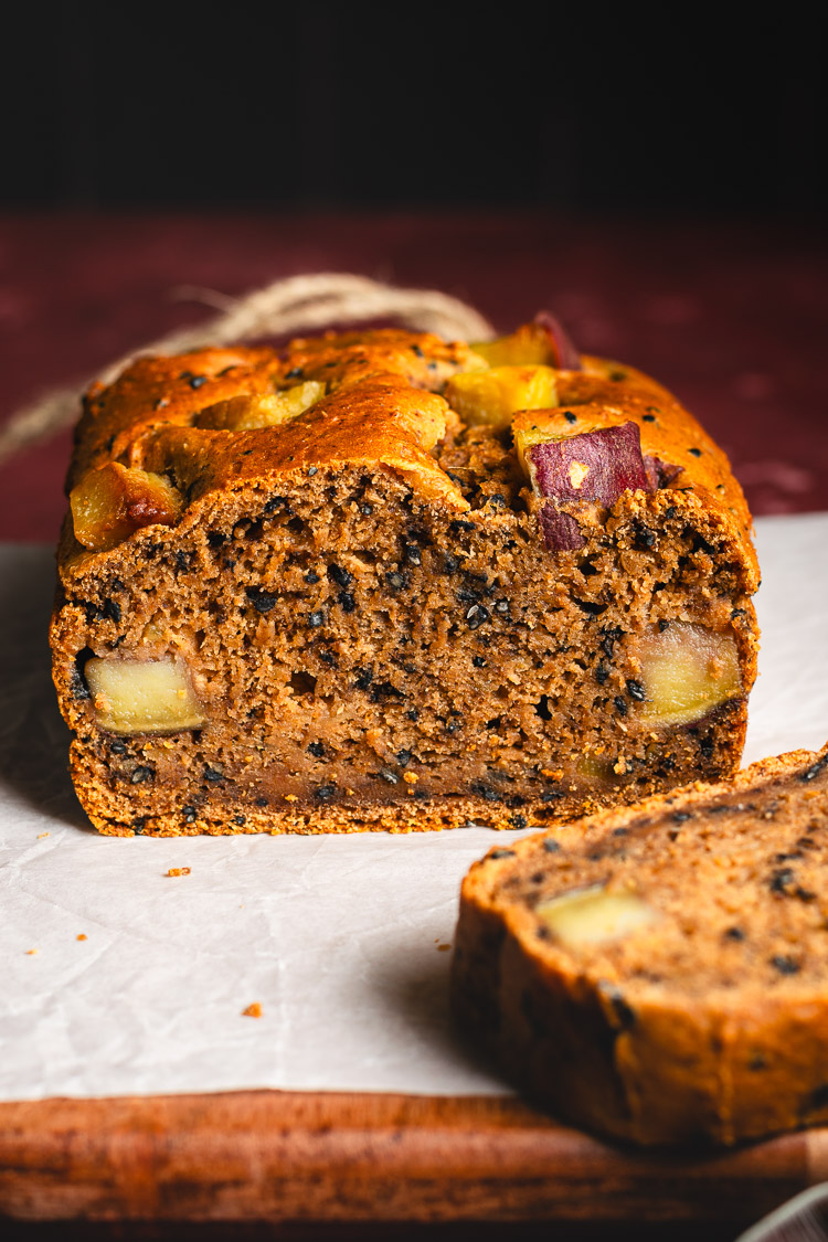 Japanese Sweet Potato Bread (Vegan, Whole Grain) Ellie Likes Cooking