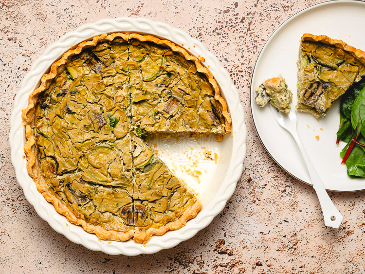 Vegan Tofu Quiche