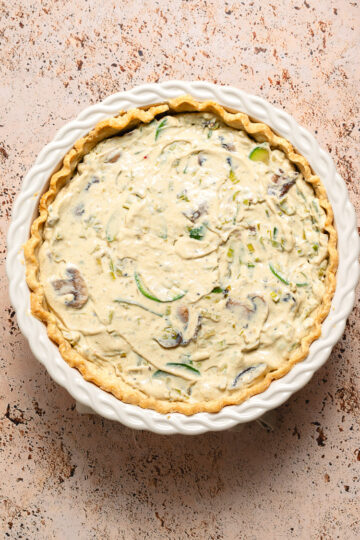 Vegan Tofu Quiche - Ellie Likes Cooking