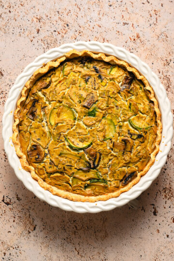 Vegan Tofu Quiche - Ellie Likes Cooking