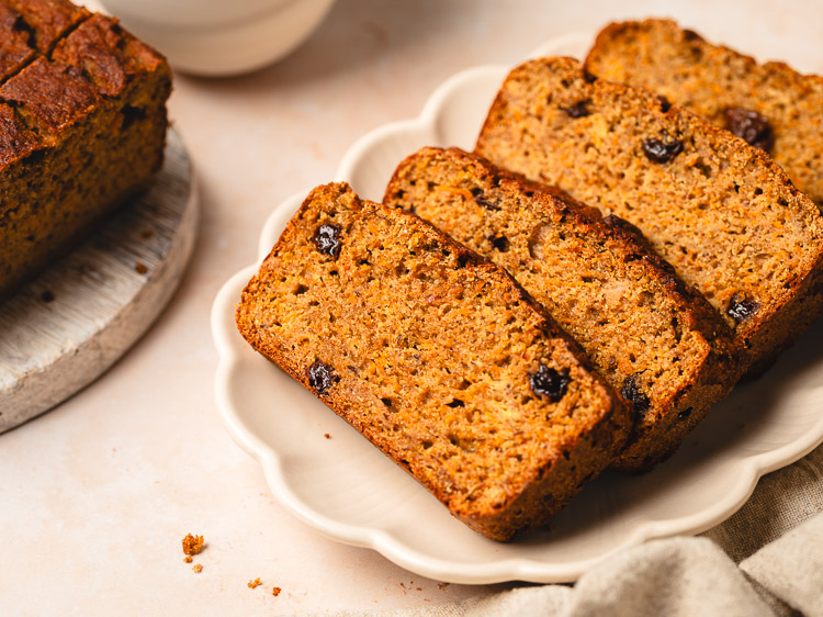 Carrot Cornmeal Banana Bread