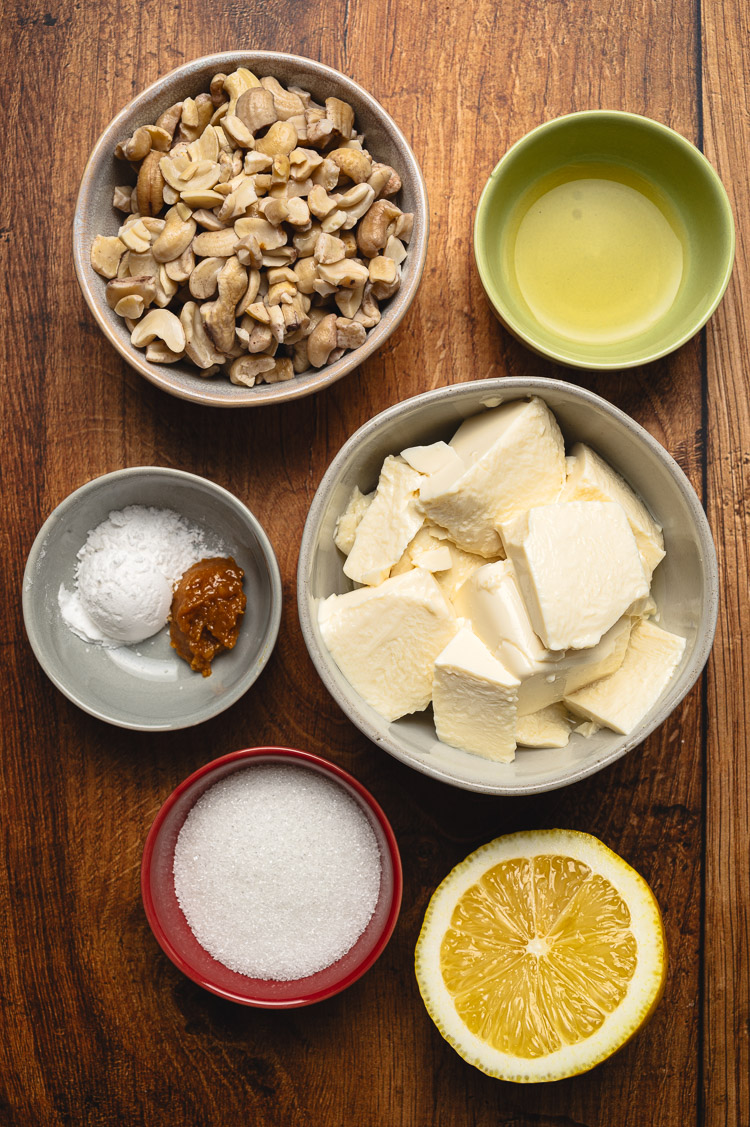 vegan cheesecake ingredients