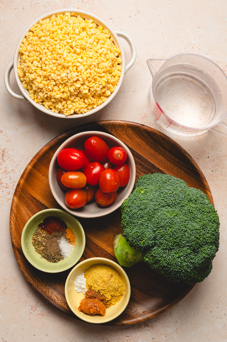 mung bean frittata ingredients