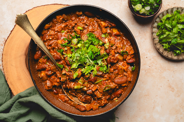 Meaty Vegan Chili