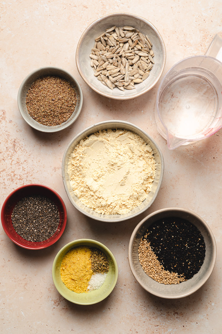 chickpea seed cracker ingredients