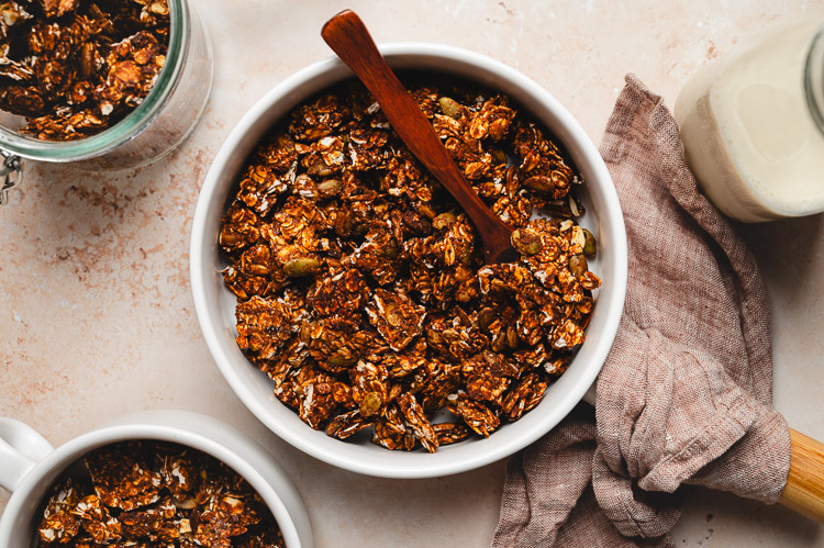 Simple Date-Sweetened Granola