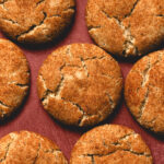 vegan snickerdoodles close up