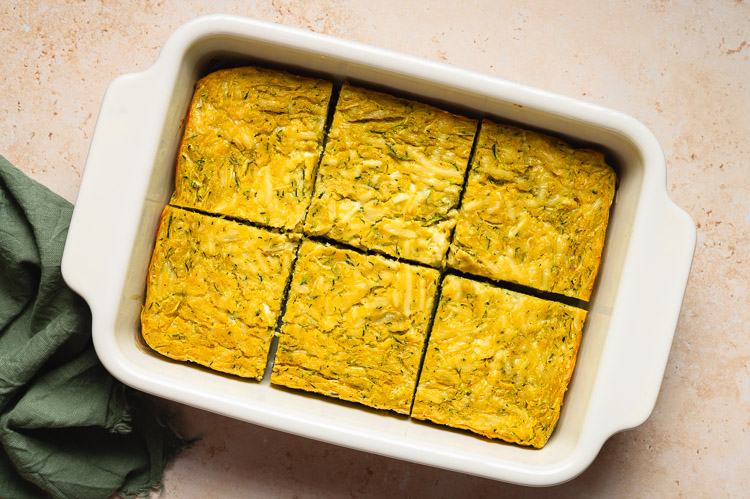 Vegan Zucchini Slice (Gluten-Free)