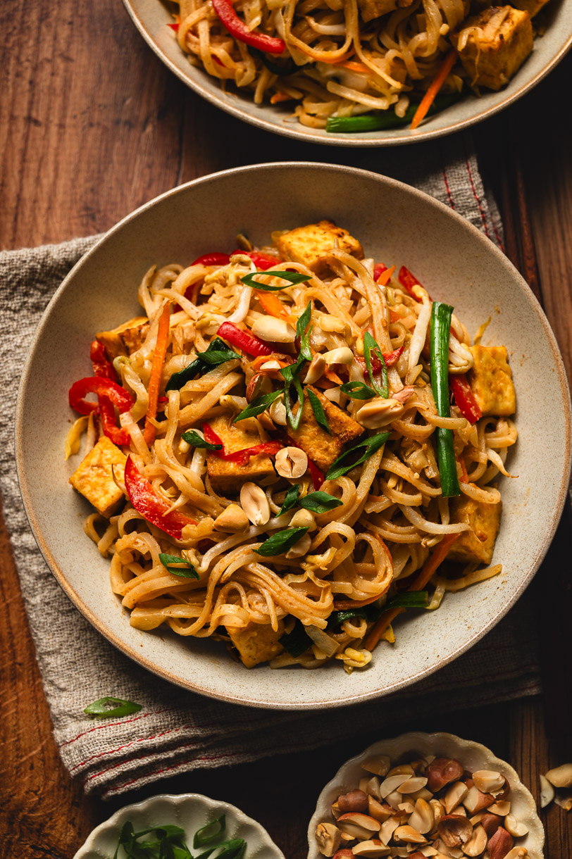 Peanut Noodles with Tofu (Vegan)