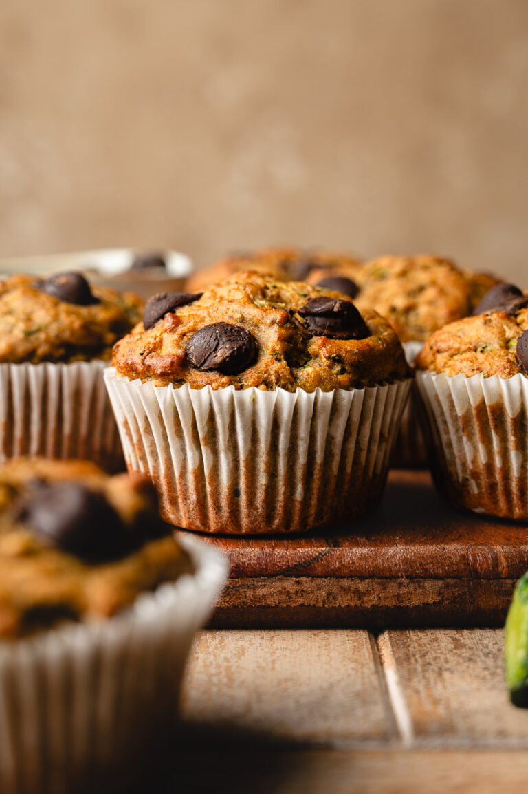 Vegan Chocolate Chip Zucchini Muffins