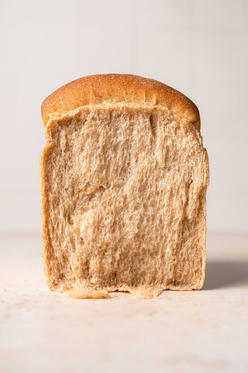 Vegan Whole Wheat Milk Bread (Shokupan)