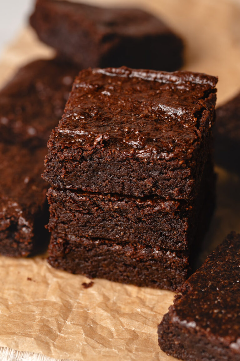 Small Batch Vegan Cocoa Brownies (Low Sugar)