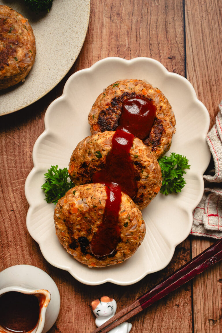 Vegan Hamburger Steak (Hambagu) | ヴィーガンハンバーグ