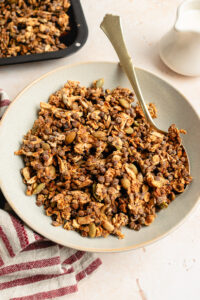 No Sugar Lentil Granola (7g Protein, 7g Fiber)