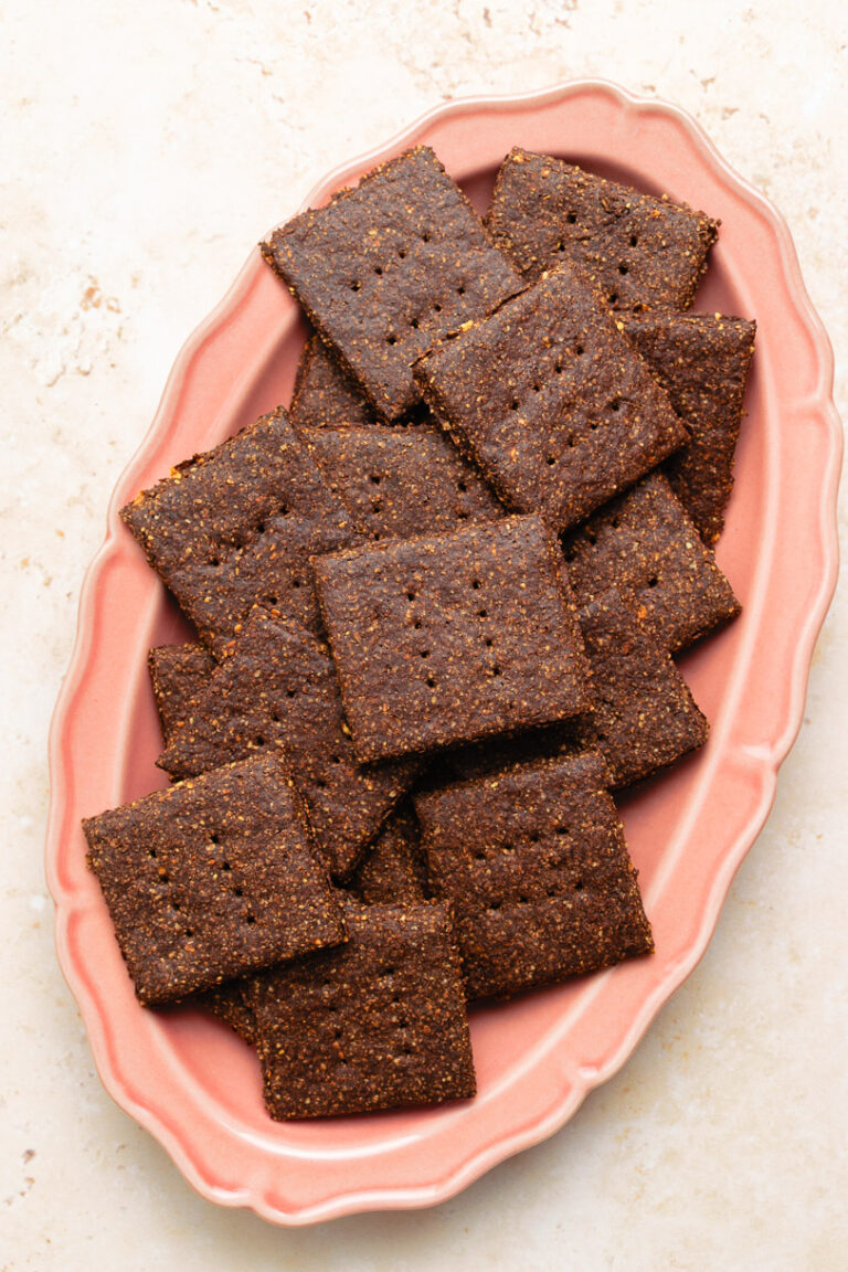 Chocolate Oat Crackers (Vegan + Gluten-Free)